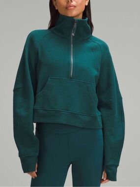 lululemon athletica Scuba Funnel-Neck Half-Zip Hoodie NWOT